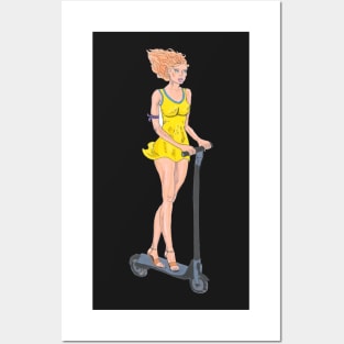 Scooter Girl Posters and Art